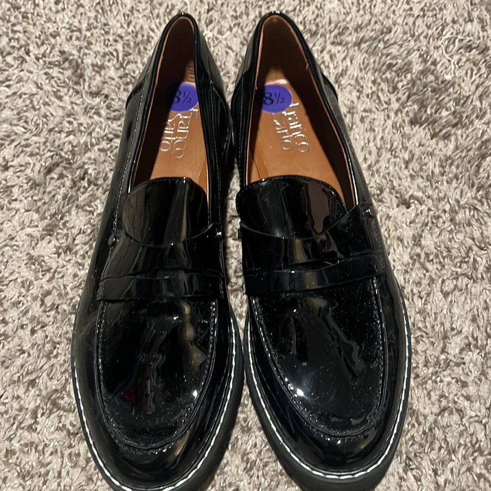 Franco Sarto patent loafer